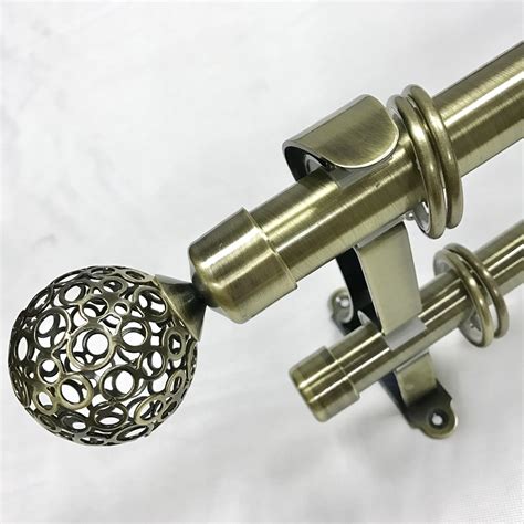 Complete Metal Curtain Rod Sets 